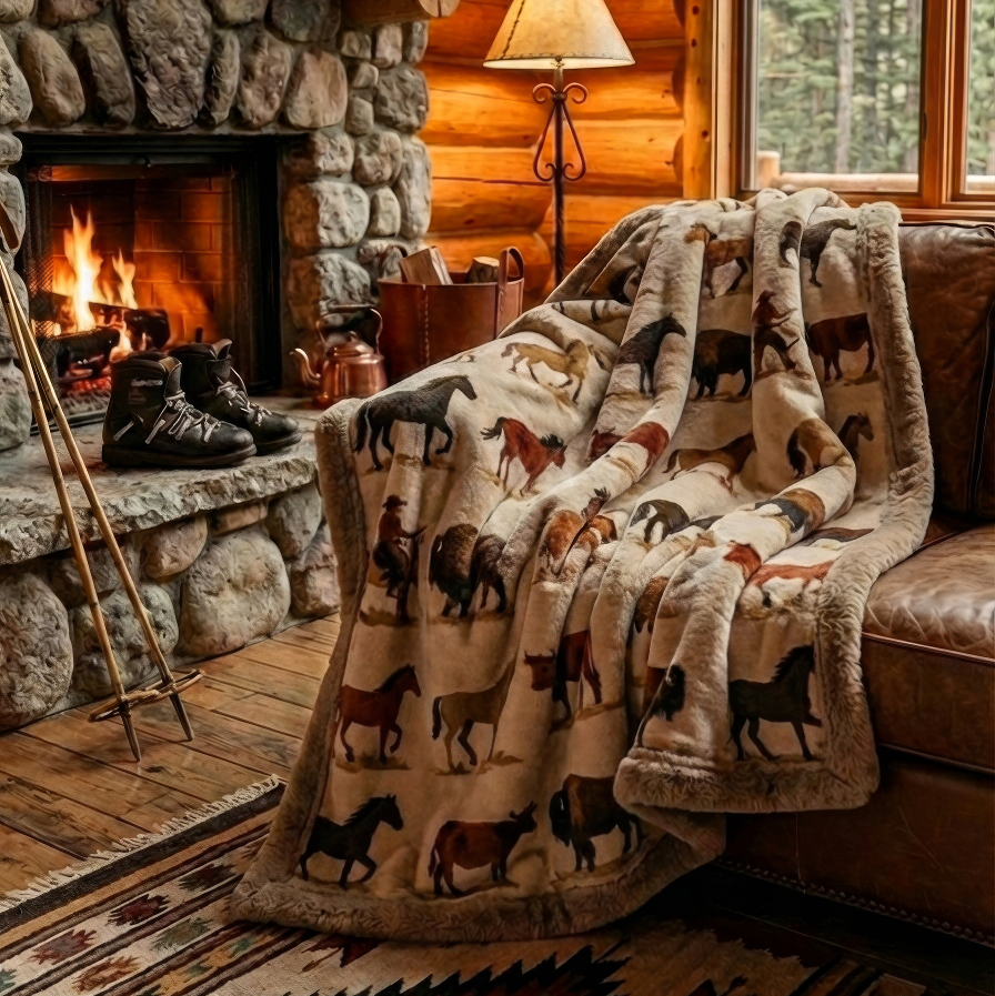 Cozy Oversized Lodge Blanket