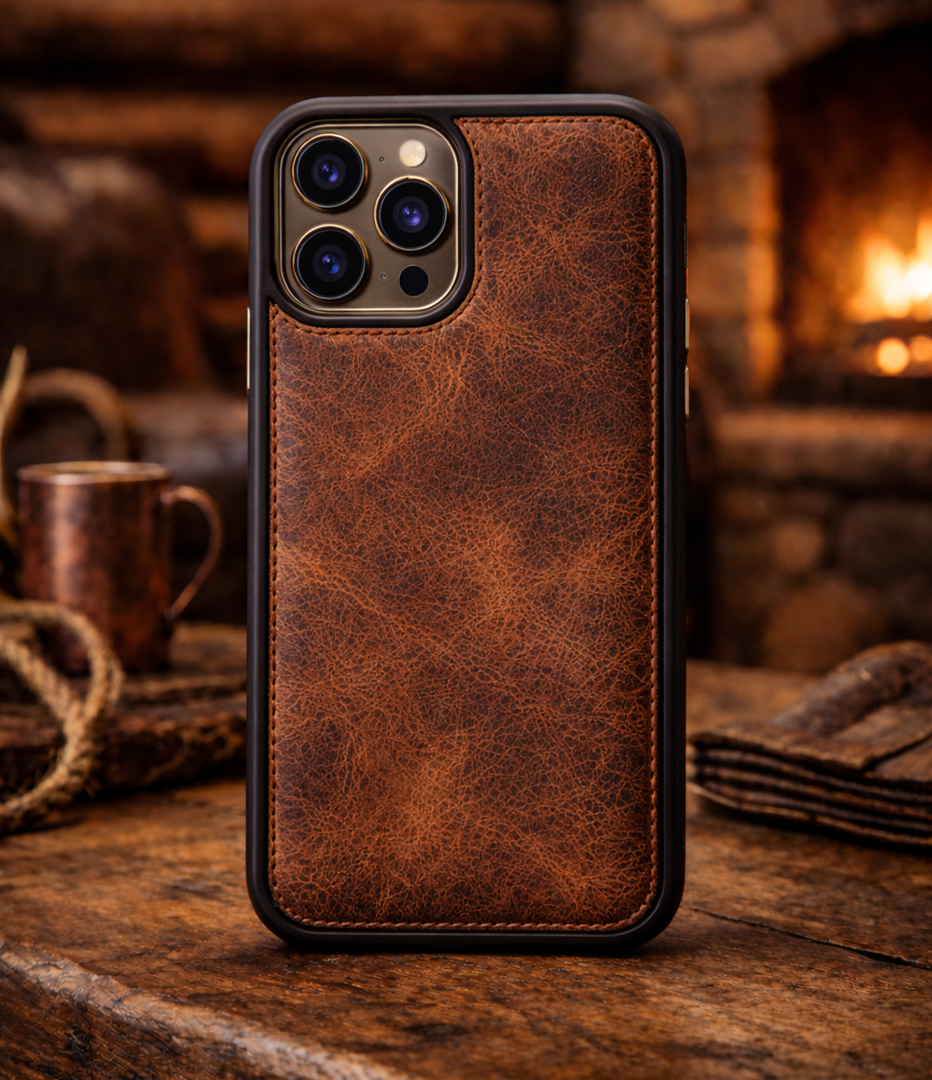 Trail Boss Leather Phone case by American Lodge